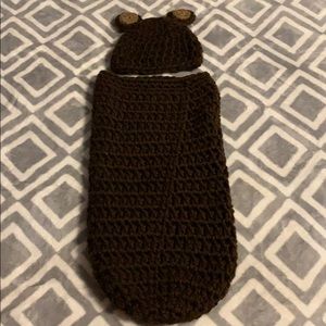 🎀4for$20🎀Newborn- photo prop swaddle and hat